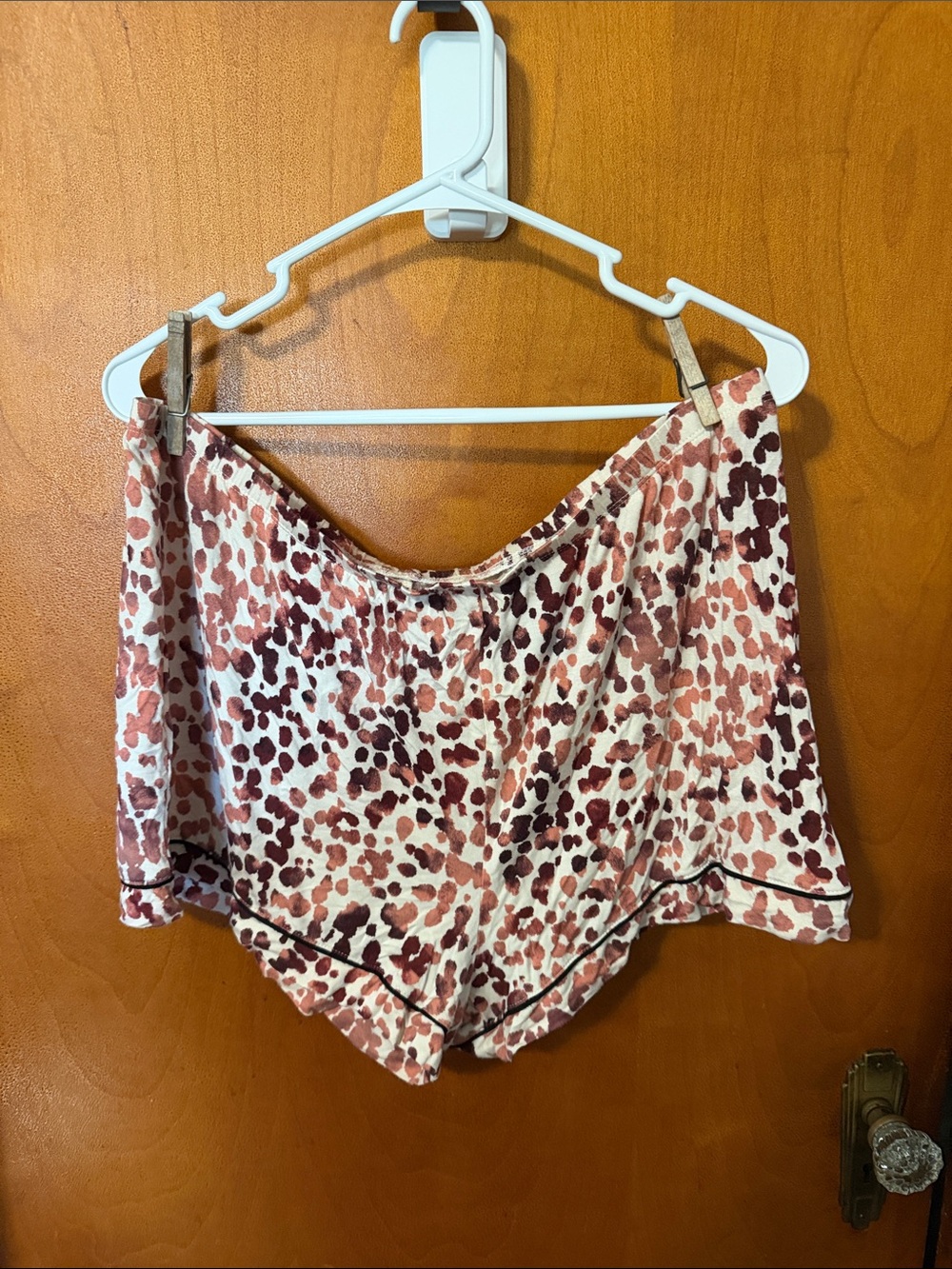 Animal Print High Waist Shorts